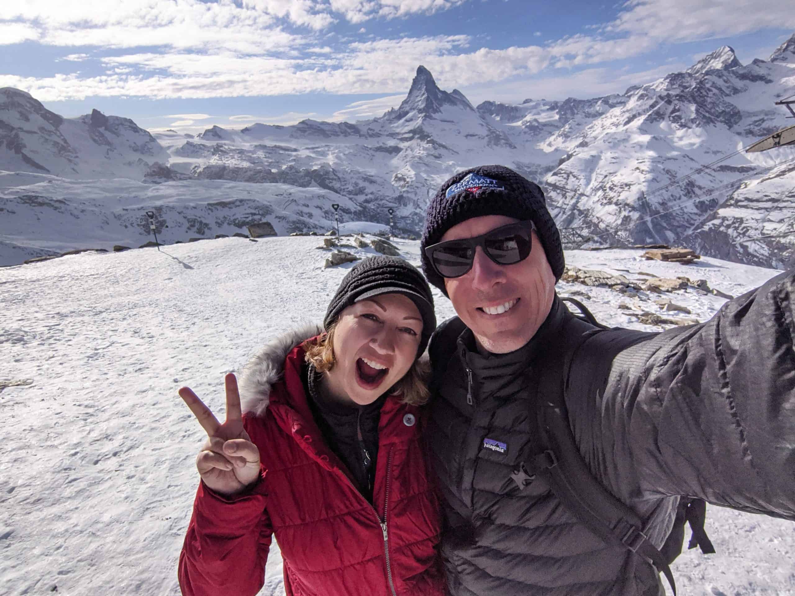 Dalene and Pete Heck in Switzerland