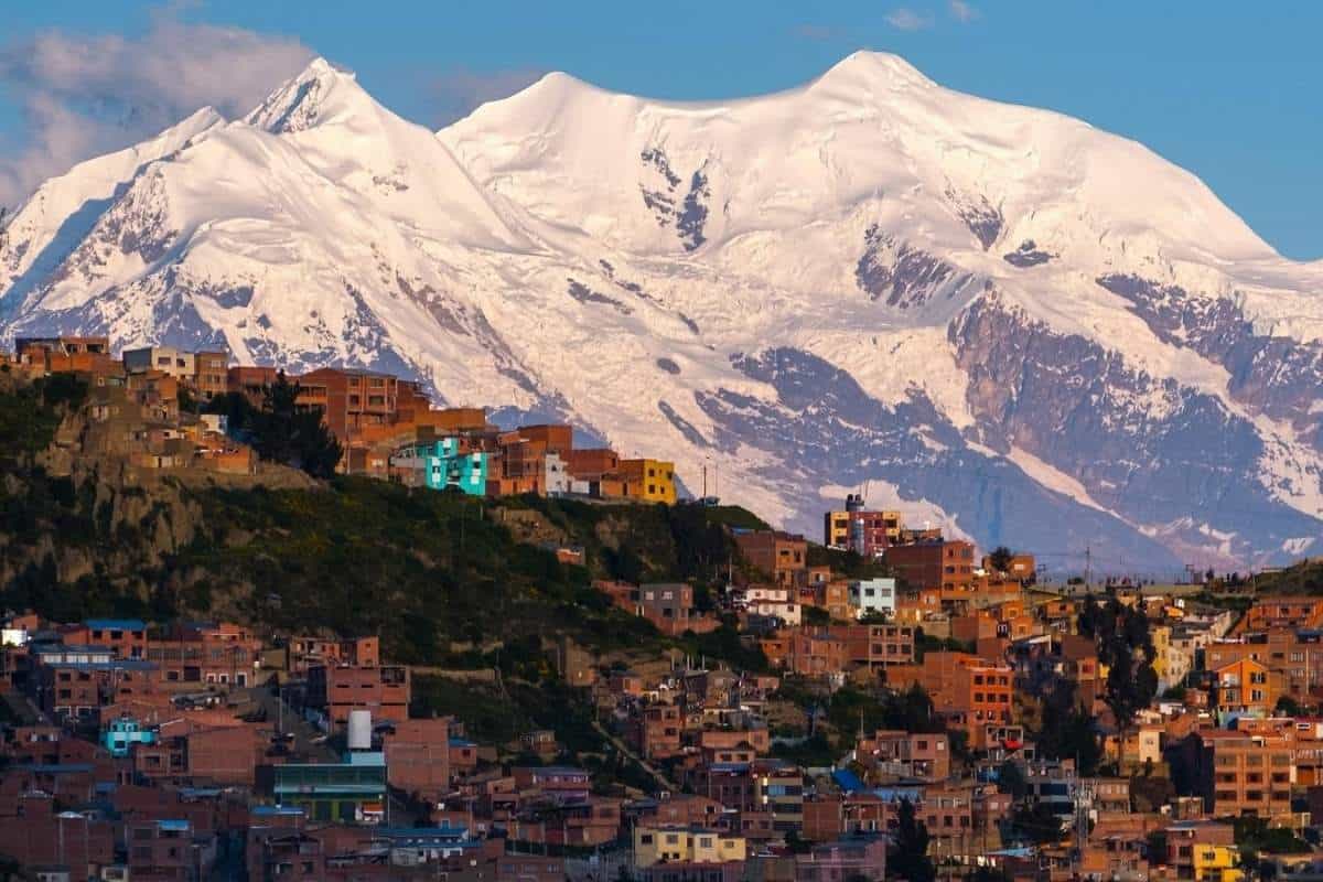 A view of La Paz, Bolivia