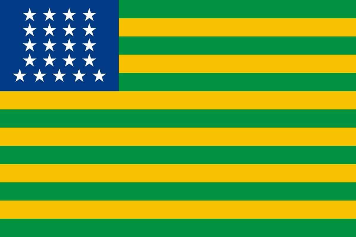 Old Brazilian flag