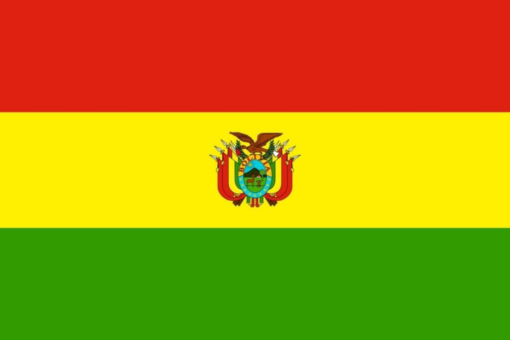 Flags of South America - Bolivia