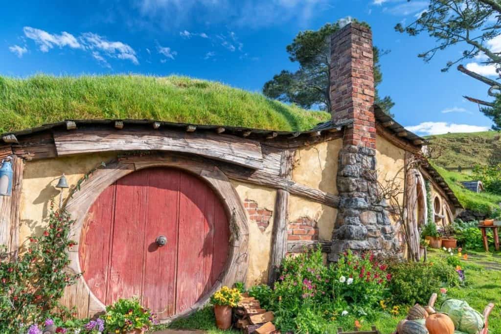 Matamata, New Zealand. Hobbiton - Movie Set - Lord of the Rings