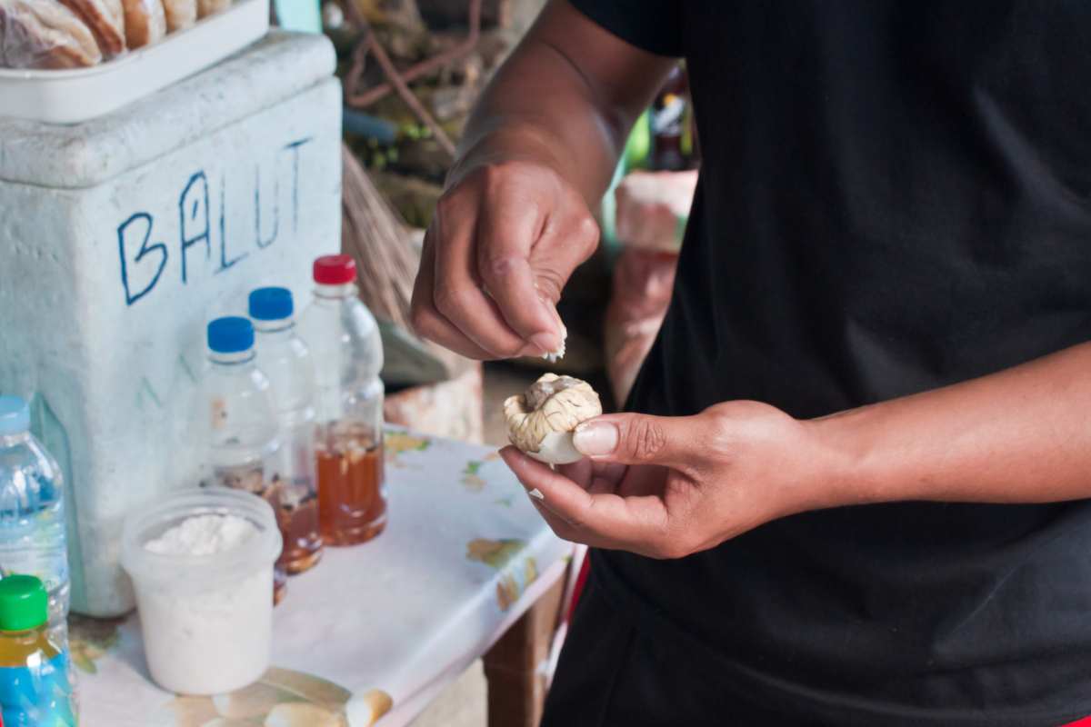 Balut - one of the most exotic foods in the Philippines