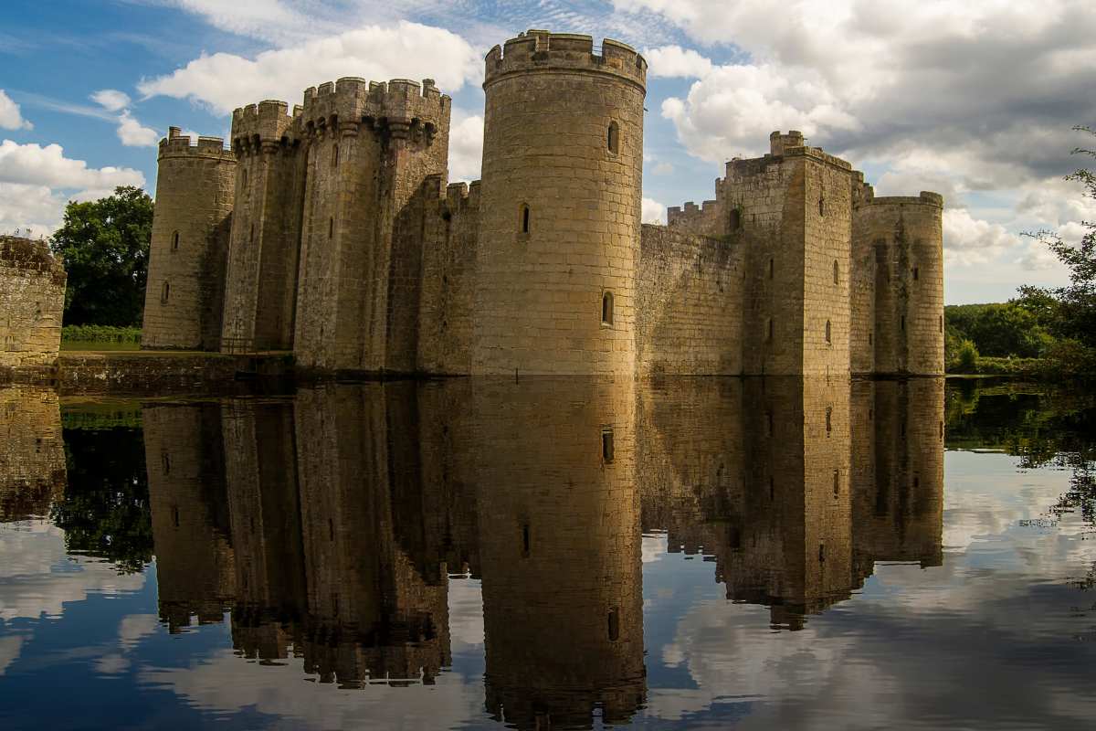 Reflections at Bodiam Castle, England