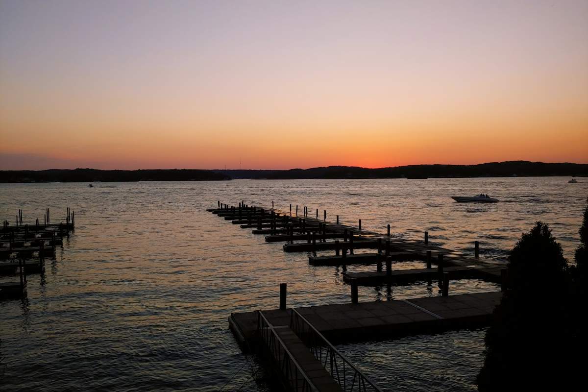 Sunset over Lake of the Ozarks