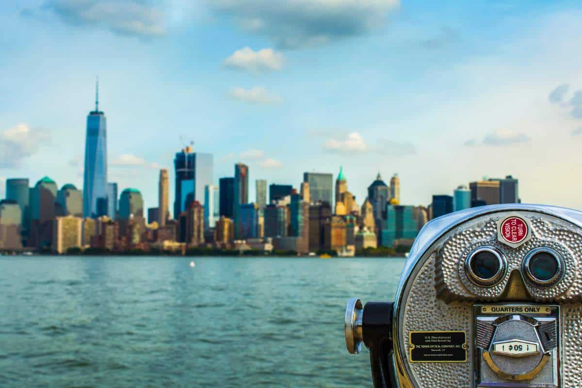 waterfront view of new york city