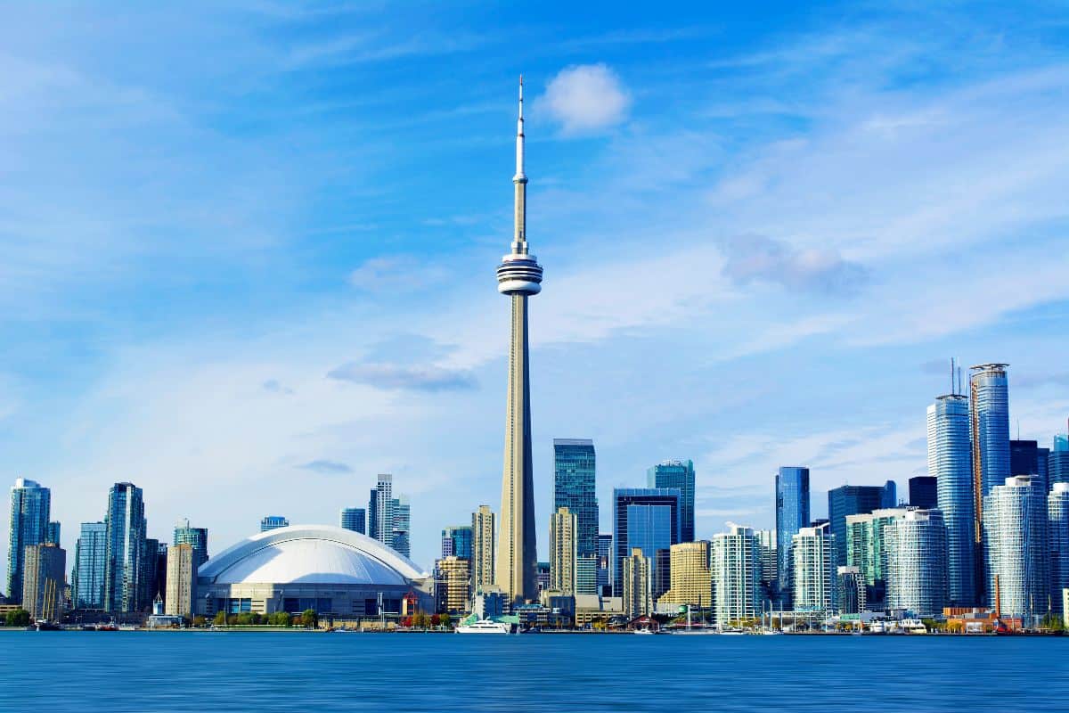 CN Tower and Toronto skyline - a famous Canadian landmark