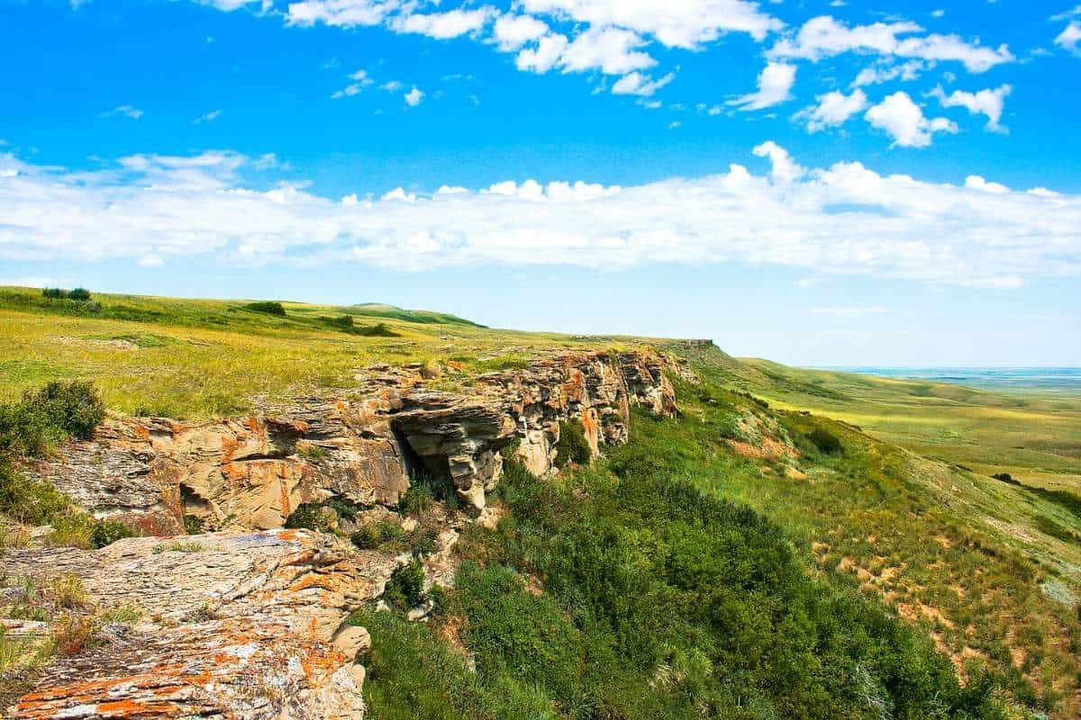 View of Head-Smashed-In Buffalo Jump