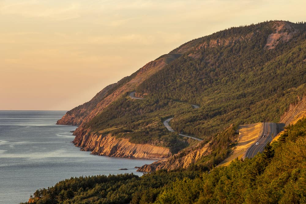 Driving the Cabot Trail in Cape Breton