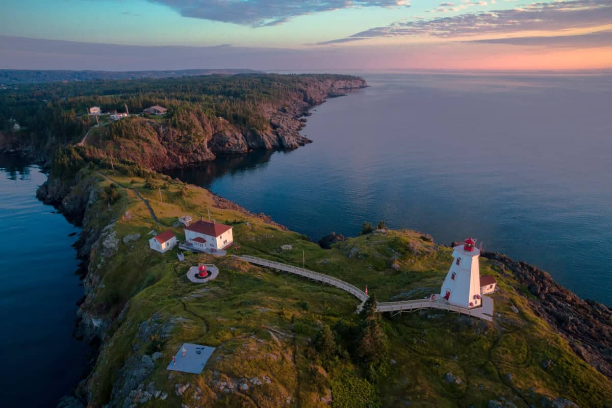 Swallowtail Lighthouse on Grand Manan, New Brunswick